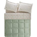 Puffy  Puffy Alyson Çift Kişilik Threefy Uyku Seti - Yeşil - Görsel 4