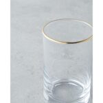 English Home Glint Cam 6'lı Kahve Yanı Bardak 125 ml Gold - Görsel 3