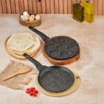 Miapadella Mia Padella 14 Parça Granit Döküm Çeyiz Seti 7 Parça Tencere 3 Lü Tava Pankek Krep Gözleme Kızartma - Görsel 4