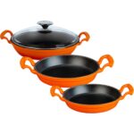 Lava Neo Trendy 12 Parça Turuncu Döküm Tencere Seti - Görsel 2