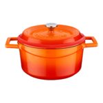 Lava Neo Trendy 12 Parça Turuncu Döküm Tencere Seti - Görsel 3