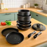 Karaca Biodiamond Easy Clip Çıkarılabilir Saplı İndüksiyon Tabanlı 12 Parça Tencere / Tava Seti