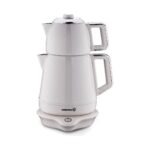 Korkmaz A332-5 Demiks Elektrikli Çaydanlık Vanilya/krom