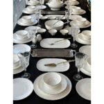 Rossev Yemek Takımı Elegance  Silver 83 Parça 12 Kişilik