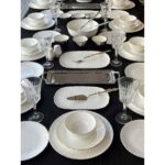 Rossev Yemek Takımı Elegance  Silver 83 Parça 12 Kişilik - Görsel 2