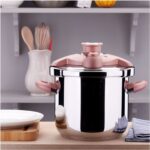 Korkmaz Bella Rosegold Düdüklü Tencere 7,0 Lt - Görsel 2