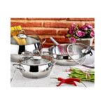 Eternıa Aqua 10 Parça Çelik Tencere Seti(16-18-20-22-24) - Görsel 2