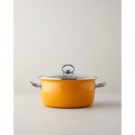 English Home Sartagi Emaye Kızartma Tenceresi 22 cm Hardal