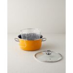 English Home Sartagi Emaye Kızartma Tenceresi 22 cm Hardal - Görsel 2