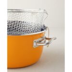 English Home Sartagi Emaye Kızartma Tenceresi 22 cm Hardal - Görsel 3