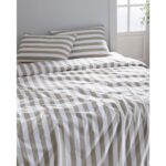 Madame Coco Avignon Çift Kişilik %100 Pamuk Ranforce Baskılı Nevresim Takımı - Haki - Görsel 5