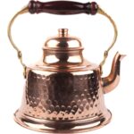 Zinnun Bakır Klasik Kulplu Tek Alt Zinnun 2lt Çaydanlık - Görsel 2