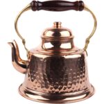 Zinnun Bakır Klasik Kulplu Tek Alt Zinnun 2lt Çaydanlık - Görsel 3