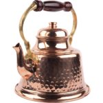 Zinnun Bakır Klasik Kulplu Tek Alt Zinnun 2lt Çaydanlık - Görsel 5