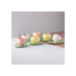 İstanbul Porselen Istanbul Porselen Lale 6'lı Kahve Fincan Takımı 90 ml Multicolor