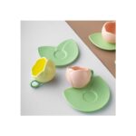 İstanbul Porselen Istanbul Porselen Lale 6'lı Kahve Fincan Takımı 90 ml Multicolor - Görsel 4