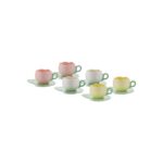 İstanbul Porselen Istanbul Porselen Lale 6'lı Kahve Fincan Takımı 90 ml Multicolor - Görsel 5