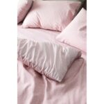 Madame Coco Odette Tek Kişilik %100 Pamuk Ranforce Baskılı Nevresim Takımı - Pudra - Görsel 2