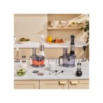 Karaca Prosteel 7 In 1 1000W Süt Köpürtücülü Mutfak Robotu Black - Görsel 4