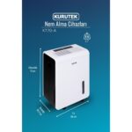 Kurutek KT70A Ev Tipi Nem Alma Cihazı - Görsel 3
