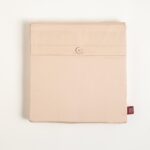 Zsa Zsa Zsu Solıd 300 Tc Çift Kişilik  Pamuk Saten Nevresim Seti 200 x 220  cm  Kum Rengi - Görsel 3