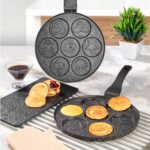 Miapadella Mia Padella Granit Döküm 2 Parça Pankek ve Gözleme Tavası Siyah - Görsel 2