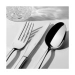 Nehir Zarif Sade 12 Kişilik 72 Parça Çatal Kaşık Bıçak Takımı - Görsel 2