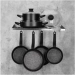 Korkmaz Lina 24x7 cm Siyah Kısa Tencere - Görsel 2