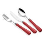 Rivadossi Sandro Giulietta Kırmızı 75 Parça Çatal Bıçak Seti