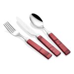 Rivadossi Sandro Charme Bordo 75 Parça Çatal Bıçak Takımı