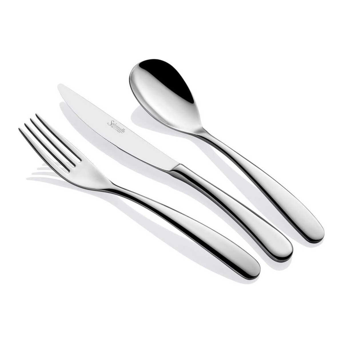 110000812460587.jpg Salvinelli Forever 87 Parça Çatal Bıçak Takımı - Görsel 1