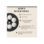 Yün Çamaşır Kurutma Topu- 6 Adet Xl %100 Organik (5 ml Esans Hediye) - Görsel 2