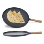 ThermoAD | Gözleme Tavası | 36 cm Ahşap Saplı | Gri - Görsel 3