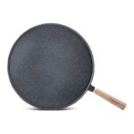 ThermoAD | Gözleme Tavası | 36 cm Ahşap Saplı | Gri - Görsel 4