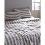 Madame Coco Avignon Çift Kişilik %100 Pamuk Ranforce Baskılı Nevresim Takımı - Bej - Görsel 5