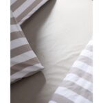 Madame Coco Avignon Çift Kişilik %100 Pamuk Ranforce Baskılı Nevresim Takımı - Bej