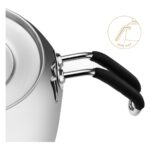 Nehir Modern Maxi Büyük Boy Paslanmaz Çelik 1.6-2.5 Lt. Çaydanlık Takımı - Görsel 3