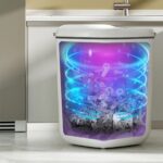 Baysa Akıllı Teknolojik Sensörlü Çöp Kovası - Mutfak Banyo Ofis 20 Lt Uv Işık Antibakteriyel Koku Geçirmez - Görsel 5