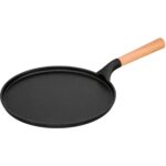 Brioni Diamond Döküm Krep Tava 28 cm Siyah Renk Yapışmaz Yüzey ile Sağlıklı Pişirme