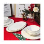 Gönül 26 Parça Bone Gold Porselen Yemek Takımı - Görsel 2