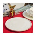 Gönül 26 Parça Bone Gold Porselen Yemek Takımı - Görsel 4