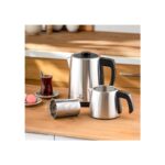 Emsan Bella Gusto Çay Makinesi 1,8 l Su Isıtıcı 0,7 l Çelik Çift Demlik Inox Otomatik Kapanma - Görsel 5