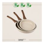 ThermoAD | Tava Seti | 3 Parça | 20cm-24cm-28cm | Vizon