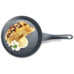 Thermoad Alüminyum Döküm Granit Krep Tavası / Gri - Görsel 2