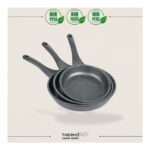 ThermoAD | Tava Seti | 3 Parça | 20cm-24cm-28cm | Gri