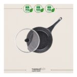 ThermoAD | Pyro Serisi | Granit Döküm | Derin Tava | 28 cm | Gri