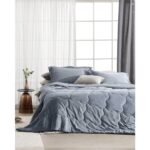 Madame Coco Kaira Tek Kişilik Comforter Set - Indigo