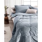 Madame Coco Kaira Tek Kişilik Comforter Set - Indigo - Görsel 2