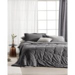 Madame Coco Kaira Tek Kişilik Comforter Set - Antrasit