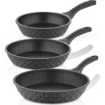 Taç Bella Döküm 3'lü Tava Seti Siyah - Görsel 5